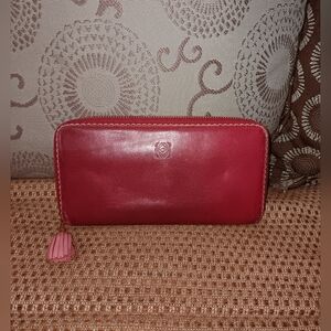 Loewe anagram leather zippy wallet